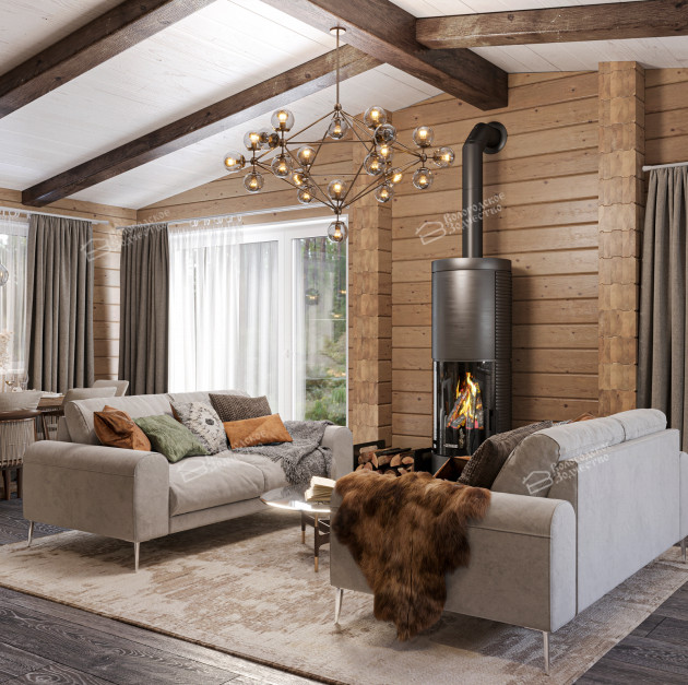 Дом из клееного бруса VZ-329